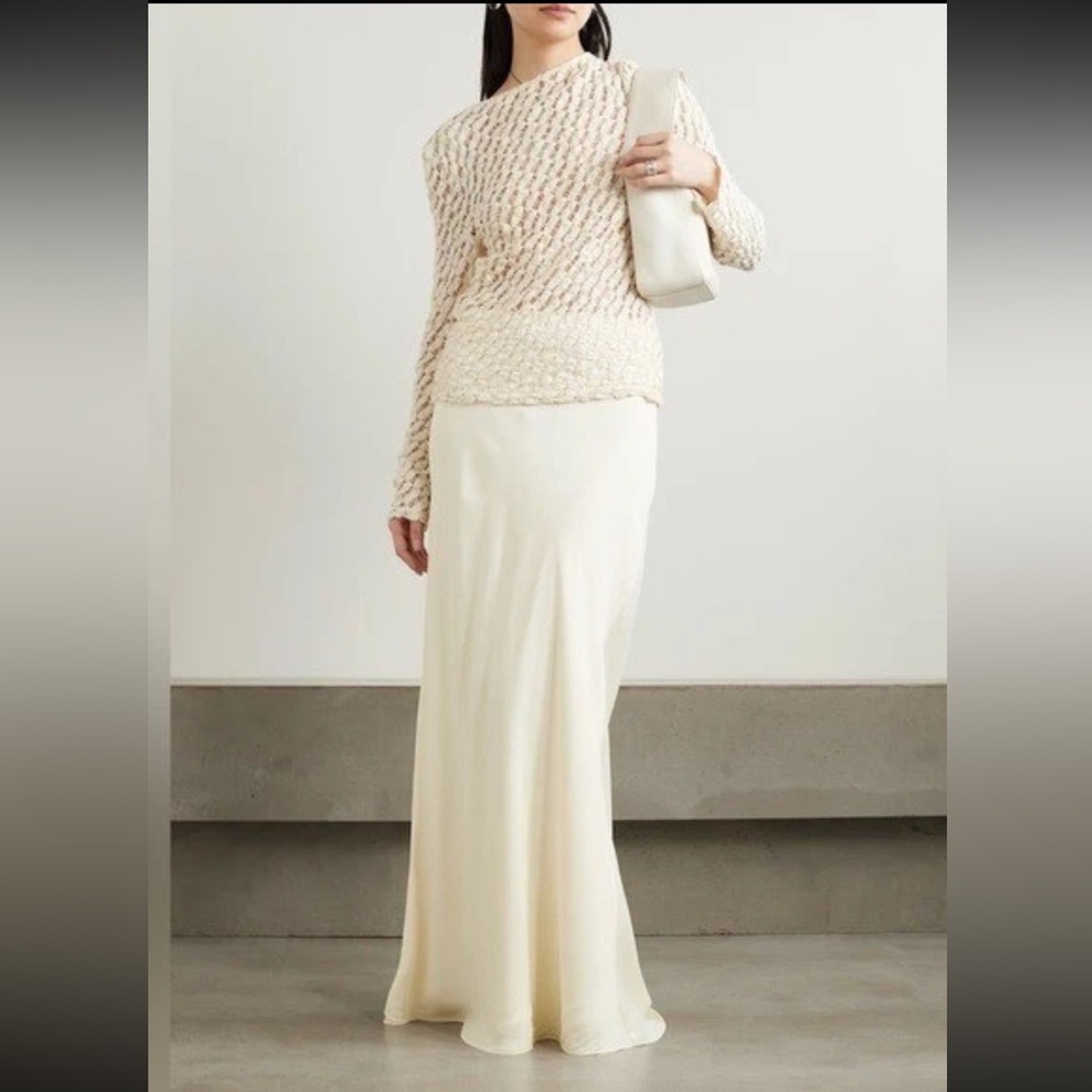 Róhe Satin Maxi Skirt
